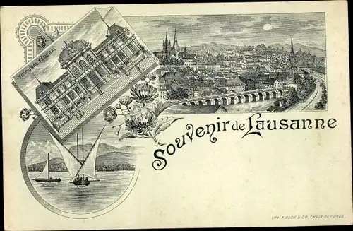 Litho Lausanne Kanton Waadt Schweiz, Tribunal Federal