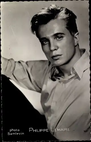 Ak Schauspieler Philippe Lemaire, Portrait, Les Carbones Korès Carboplane