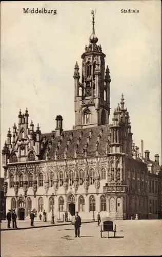 Ak Middelburg Zeeland Niederlande, Stadhuis