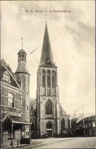 Ak 's Heerenberg Gelderland, R. K. Kerk