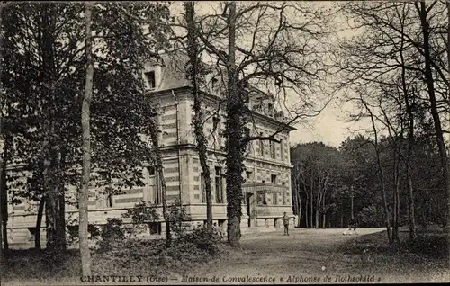 Ak Chantilly Oise, Haus der Genesungsszene