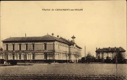 Ak Chaumont en Vexin Oise, Krankenhaus