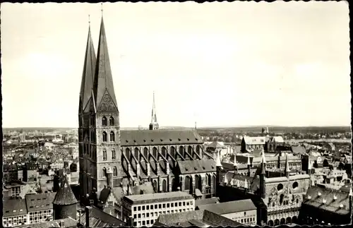Ak Lübeck, St. Marienkirche