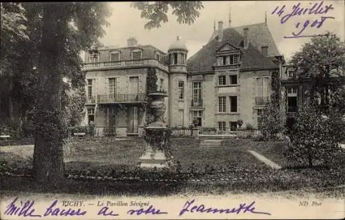 Ak Vichy-Allier, Le Pavillon Sévigné
