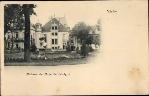 Ak Vichy-Allier, Haus von Mme. de Sévigné