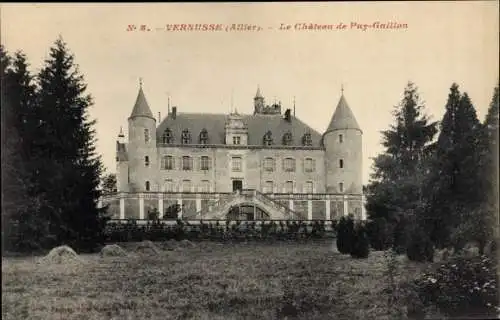 Ak Genießen Sie das Allier, Château de Puy Guillon