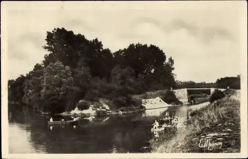 Ak Bazoches les Bray Seine et Marne, La Grande-Bosse