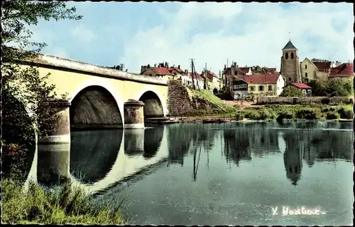 Ak Trilport Seine et Marne, Die Brücke, Der Eingang zu Trilport