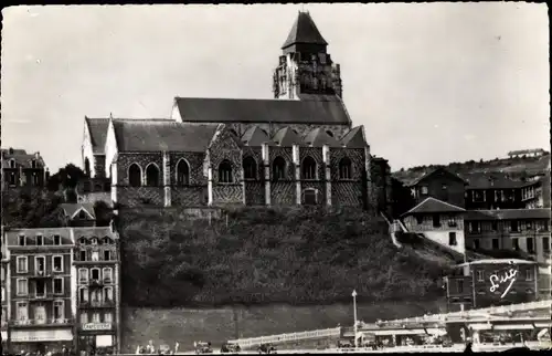 Ak Mers les Bains Somme, Kirche