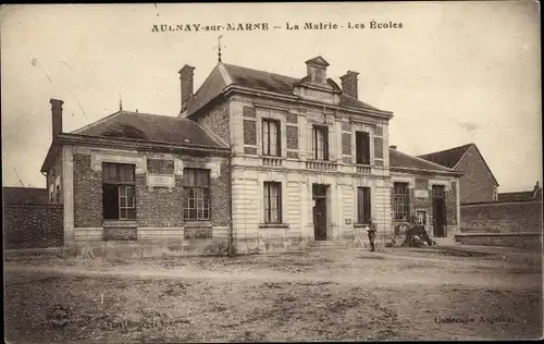 Ak Aulnay sur Marne, Rathaus, Schulen