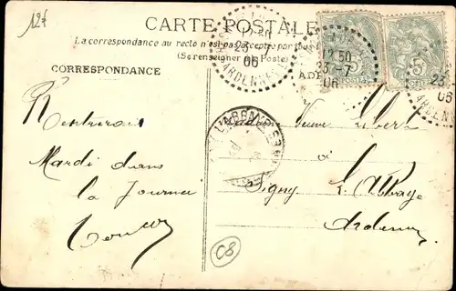 Ak Chesnois Auboncourt Ardennen, Rathaus, Schule