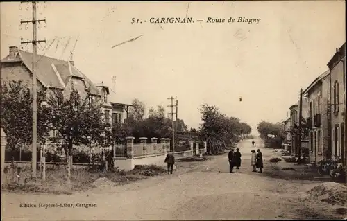 Ak Carignan Ardennen, Route de Blagny