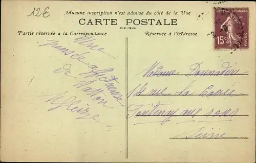 Ak Carignan Ardennen, Route de Blagny