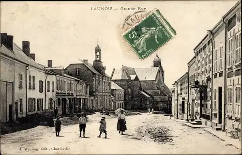 Ak Launois Ardennen, Grande Rue