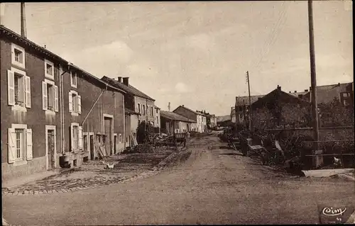 Ak Blagny Ardennes, Route des Deux-Villes