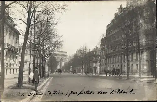 Ak Paris XVI, Avenue d'Iéna