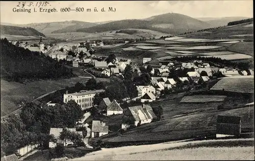 Ak Geising Altenberg Erzgebirge, Panorama