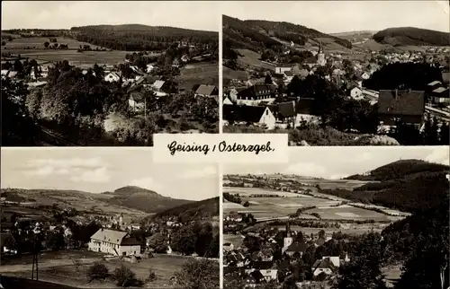 Ak Geising Altenberg im Erzgebirge, Panorama