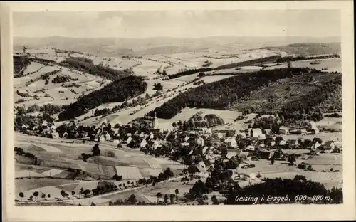 Ak Geising Altenberg im Erzgebirge, Panorama