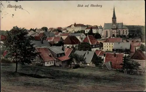 Ak Altenberg im Erzgebirge, Totalansicht