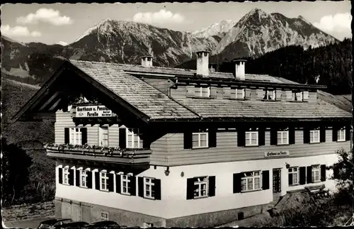 Ak Obermaiselstein im Oberallgäu Schwaben, Gasthaus-Pension Forelle