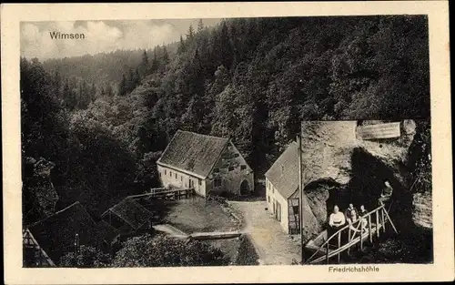 Ak Wimsen Hayingen auf der Schwäbischen Alb, Friedrichshöhle