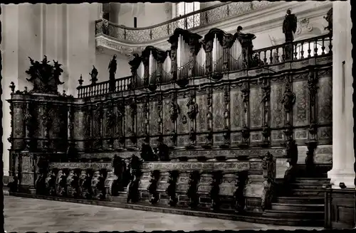 Ak Weingarten in Württemberg, Basilika, Chorgestühl