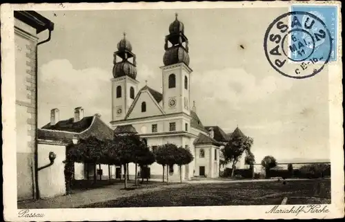 Ak Passau in Niederbayern, Mariahilf-Kirche