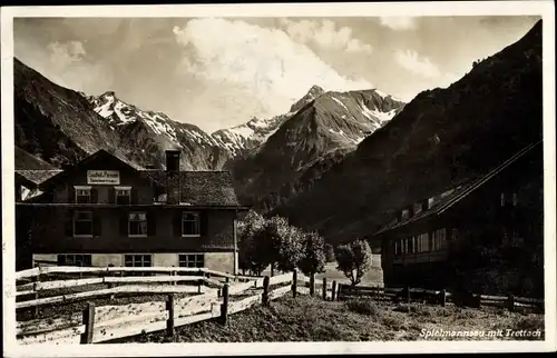 Ak Spielmannsau Oberstdorf im Oberallgäu, Trettach