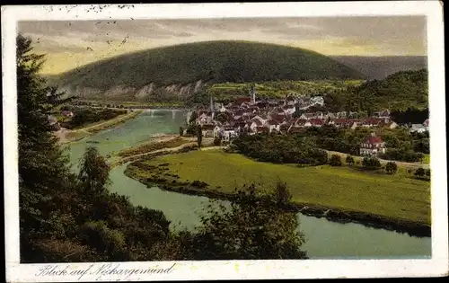 Ak Neckargemünd am Neckar, Panorama