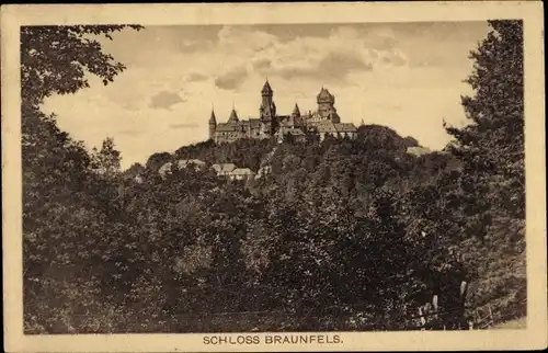 Ak Braunfels an der Lahn, Schloss
