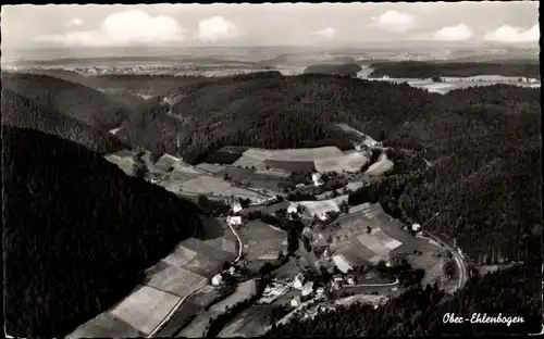 Ak Ehlenbogen Alpirsbach im Schwarzwald, Ober-Ehlenbogen, Luftbild