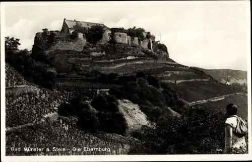 Ak Bad Münster am Stein Ebernburg, Burg