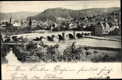 Ak Hohenlimburg Hagen in Westfalen, Totalansicht