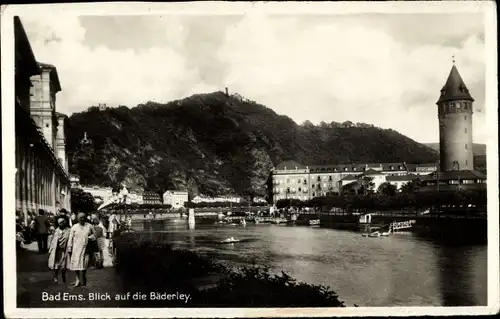 Ak Bad Ems an der Lahn, Bäderley