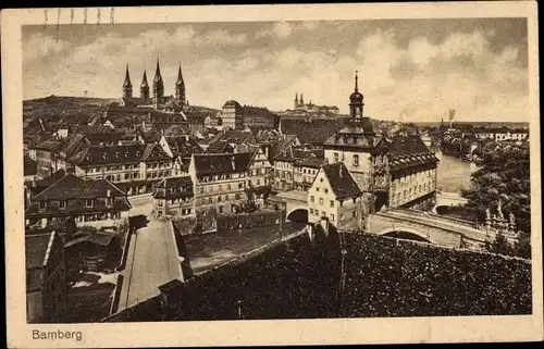 Ak Bamberg in Oberfranken, Stadtpanorama