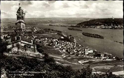 Ak Rüdesheim am Rhein, Niederwald Nationaldenkmal