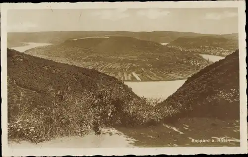 Ak Boppard am Rhein, Vierseenblick