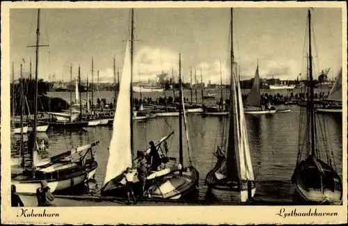 Ak Kjøbenhavn København Kopenhagen Dänemark, Lystbaadehavnen
