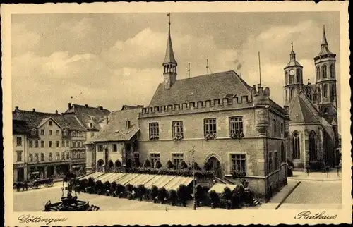 Ak Göttingen in Niedersachsen, Rathaus