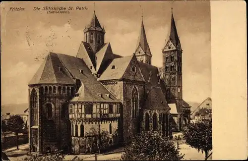 Ak Fritzlar in Hessen, Stiftskirche St. Petri