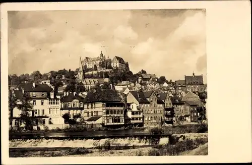 Ak Marburg an der Lahn, Blick auf den Ort