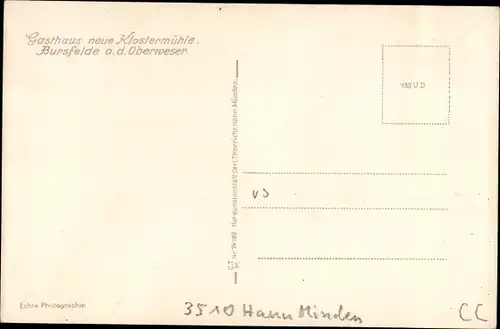 Ak Bursfelde Hann. Münden in Niedersachsen, alte Klosterkirche, Innenansicht