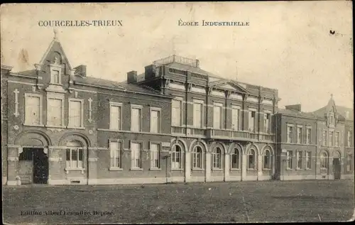 Ak Courcelles Wallonia Hennegau, Industrieschule
