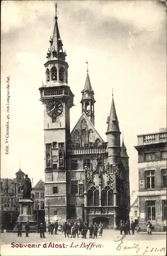 Ak Aalst Alost Ostflandern, Le Beffroi