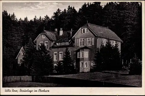 Ak Braunlage im Oberharz, Fremdenheim Villa Rose