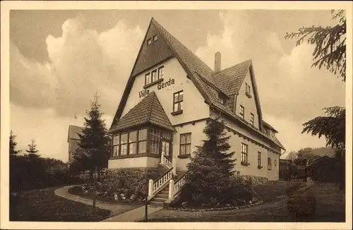 Ak Braunlage im Oberharz, Pension Villa Gerda