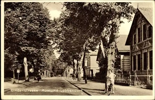 Ak Lobbendorf Aumund Hammersbeck Vegesack Bremen, Lindenstraße