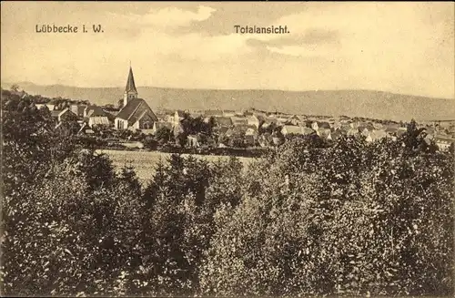 Ak Lübbecke in Westfalen, Totale