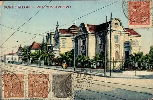 Ak Porto Alegre Brasilien, Rua Mostardeiro